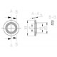 NF E 25-511 A2 4X8X0,8 Шайба пружинная тип S с насечками