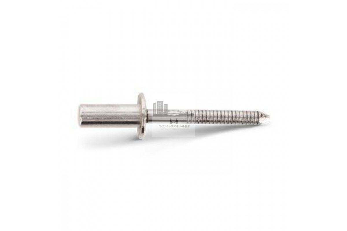 Заклепка 3.2x8 ISO 16585 A2 нержавеющая, глухая, с плоской головкой ...