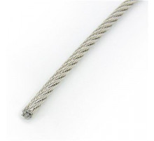 DIN 3060 A4 5,0 мм Канат гибкий для фалов с плетением 7х19 нержавеющий