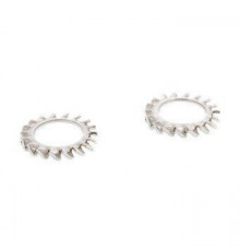 DIN 6798 A2 A 4,3 Шайбы тип A с внешними зубьями стопорные пружинные