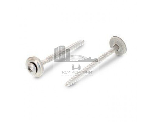 Art. 9287 A2 4,5X150 TX25 Шуруп по дереву с полупотайной головой с закрепленной EPDM-шайбой (15 мм), шлиц TX