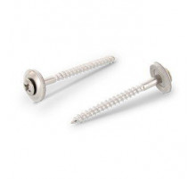 Art. 9067 A2 5,0X250 Z Шуруп по дереву с полупотайной головой с закрепленной EPDM-шайбой (15 мм), шлиц PZ