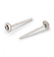 Art. 9067 A2 4,5X100 Z Шуруп по дереву с полупотайной головой с EPDM-шайбой (15 мм), шлиц PZ