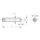 ISO 4028 A2 M 20X80 Винт установочный с внутренним шестигранником и цилиндрическим концом нержавеющий