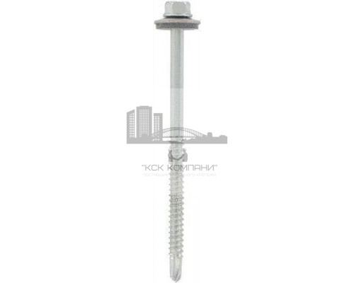 Art. 9504 A4/CV 5,5X60 Винт биметаллический самонарезающий сверлоконечный с уплотнительной шайбой 16 мм (сверл. способность 6 мм)  купить в Москве
