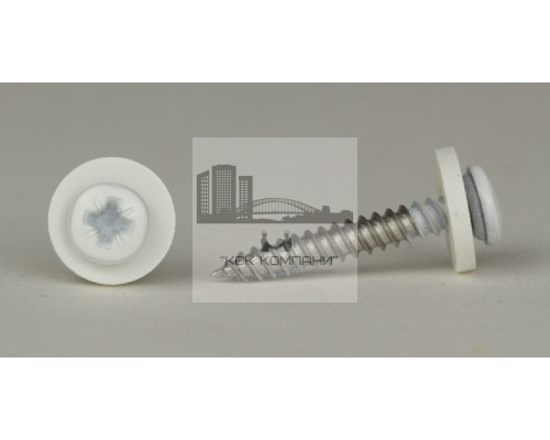 Art. 9066 A2 C 3,9X19 Z Саморез окрашенный RAL 9003 для подоконников c мелкой резьбой, шлиц PZ  купить в Москве