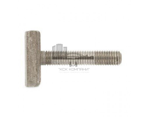 M 16X50 Art. 9595 A4-50 Болт с рифленой внутренней поверхностью и широкой Т-образной головкой нержавеющий для крепления профиля 41/22
