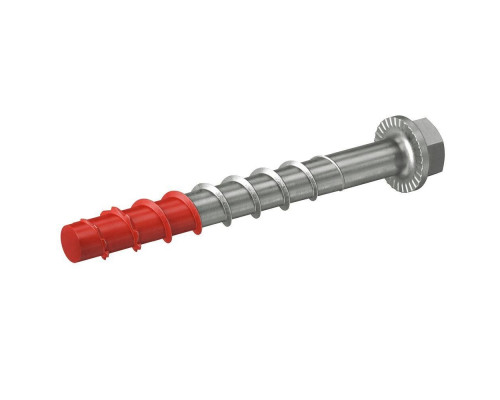 FBS II 12x130 30/- US A4 Высокоэффективный шуруп fischer с пресс-шайбой и шестигранной головой по бетону для максимально простого монтажа FBS II 12x130 30/- US A4 Высокоэффективный шуруп fischer с пресс-шайбой и шестигранной головой по бетону для максимально простого монтажа
