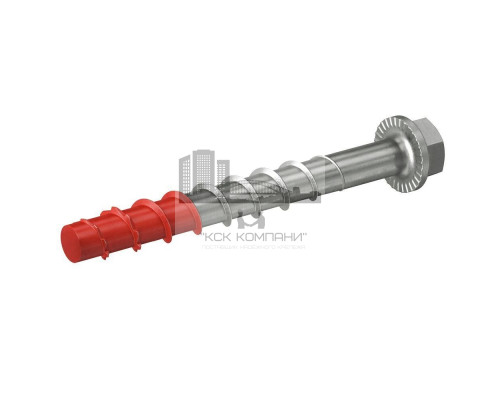 FBS II 10x60 5/-/- US A4 Высокоэффективный шуруп fischer с пресс-шайбой и шестигранной головой по бетону для максимально простого монтажа  купить в Москве