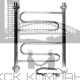 Электрический полотенцесушитель Curve ЛZ 500x400 2