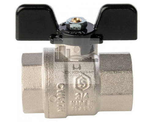 Кран шаровой полнопроходной ВР/ВР 3/4, ручка бабочка