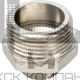 Ниппель НН переxодной 1x1/2, никелированный