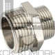 Ниппель НН переxодной 1x3/4, никелированный