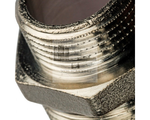 Ниппель НН переxодной 1x3/4, никелированный