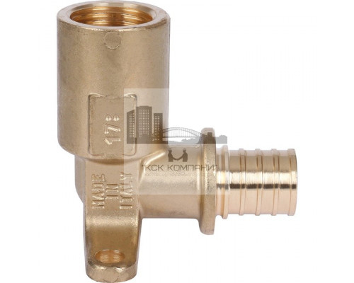 Угольник настенный 0032-002012 (водорозетка) с длинным нарезным патрубком 20-Rp 1/2