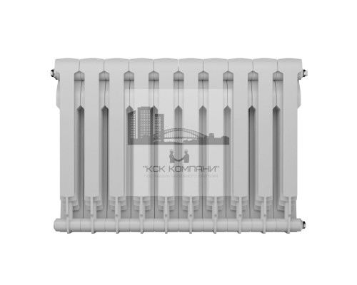 Радиатор биметаллический Biliner 500 x10 Bianco Traffico, боковое подключение