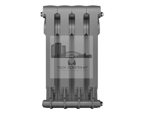 Радиатор биметаллический Biliner 500 x4 Silver Satin, боковое подключение