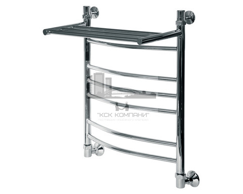 Водяной полотенцесушитель Arc ЛД (г2) ВП 600x400 7 с полкой