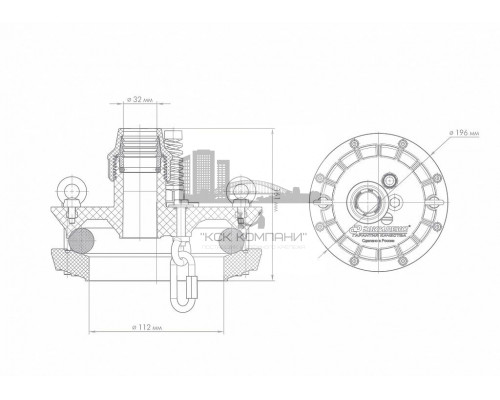 Оголовок скважинный ОСП 90-110/32 (Jeelex)