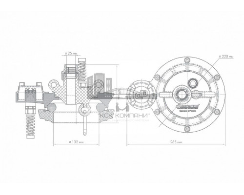 Оголовок скважинный ОСПБ 110-130/25 (Jeelex)