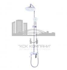 Душевая система GB7001 черный/хром