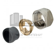 Фитинг компрессионный для медных труб 15 мм x 3/4" 