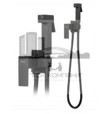 Гигиенический душ Cub GB002 черный матовый