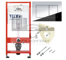 Инсталляция ТЕСЕ K9400412 4 в 1 с панелью смыва, для установки подвесного унитаза (Теце)