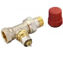 Клапан радиаторного терморегулятора прямой никелированный RTR-N 15  013G7014