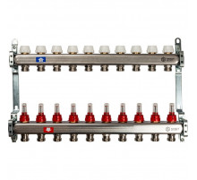 Коллектор из нержавеющей стали с расходомерами на 10 контуров SMS 0917 000010 
