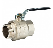 Кран шаровой полнопроходной ВР/НР 2", ручка рычаг 