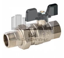 Кран шаровой полнопроходной ВР/НР 3/4" американка, ручка бабочка 