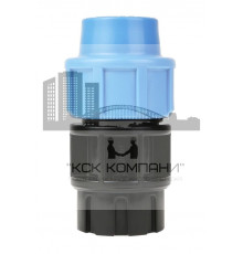 Муфта комбинированная 20 мм x 3/4" М с внутренней резьбой (Jeelex)