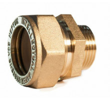 Муфта обжимная для гофрированных труб наружная резьба 40х1 1/2"