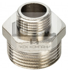 Ниппель НН переxодной 1"x1/2", никелированный