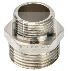 Ниппель НН переxодной 1"x3/4", никелированный