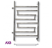 Полотенцесушитель водяной ЭРАТО АX3 БП 1200x500, с боковым подключением (Erato)