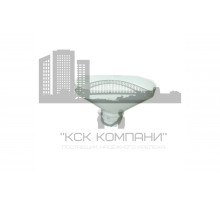 Приемная воронка  овальная, 170 мм х 85 мм, выход 1 1/2"