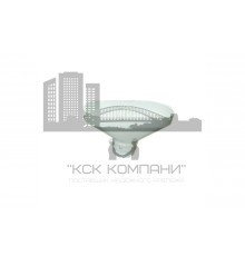 Приемная воронка  овальная, 170 мм х 85 мм, выход 1 1/2"