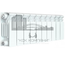 Радиатор биметаллический Base 200 x10, боковое подключение 