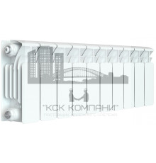 Радиатор биметаллический Base 200 x10, боковое подключение 