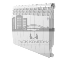 Радиатор биметаллический Biliner 500 x10 Bianco Traffico, боковое подключение