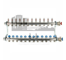 Распределительный коллектор  HKV-D на 12 контуров нержавеющая сталь 12081211002 