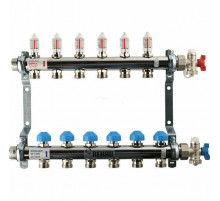 Распределительный коллектор  HKV-D на 6 контуров нержавеющая сталь 12080611002 