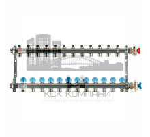 Распределительный коллектор  HKV на 12 контуров нержавеющая сталь 12181211001 