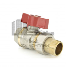 Шаровой кран  BVR-F 1/2" американка латунь бабочка 065B8203