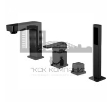 Смеситель GB6008-1 на борт ванны, черный