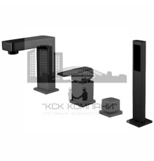 Смеситель GB6008-1 на борт ванны, черный