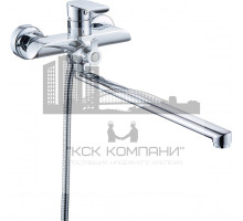 Смеситель для ванны (душевой набор) GZ22041 MARGARETTE ADELARD, с длинным гусаком