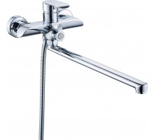 Смеситель для ванны (душевой набор) GZ22041 MARGARETTE ADELARD, с длинным гусаком